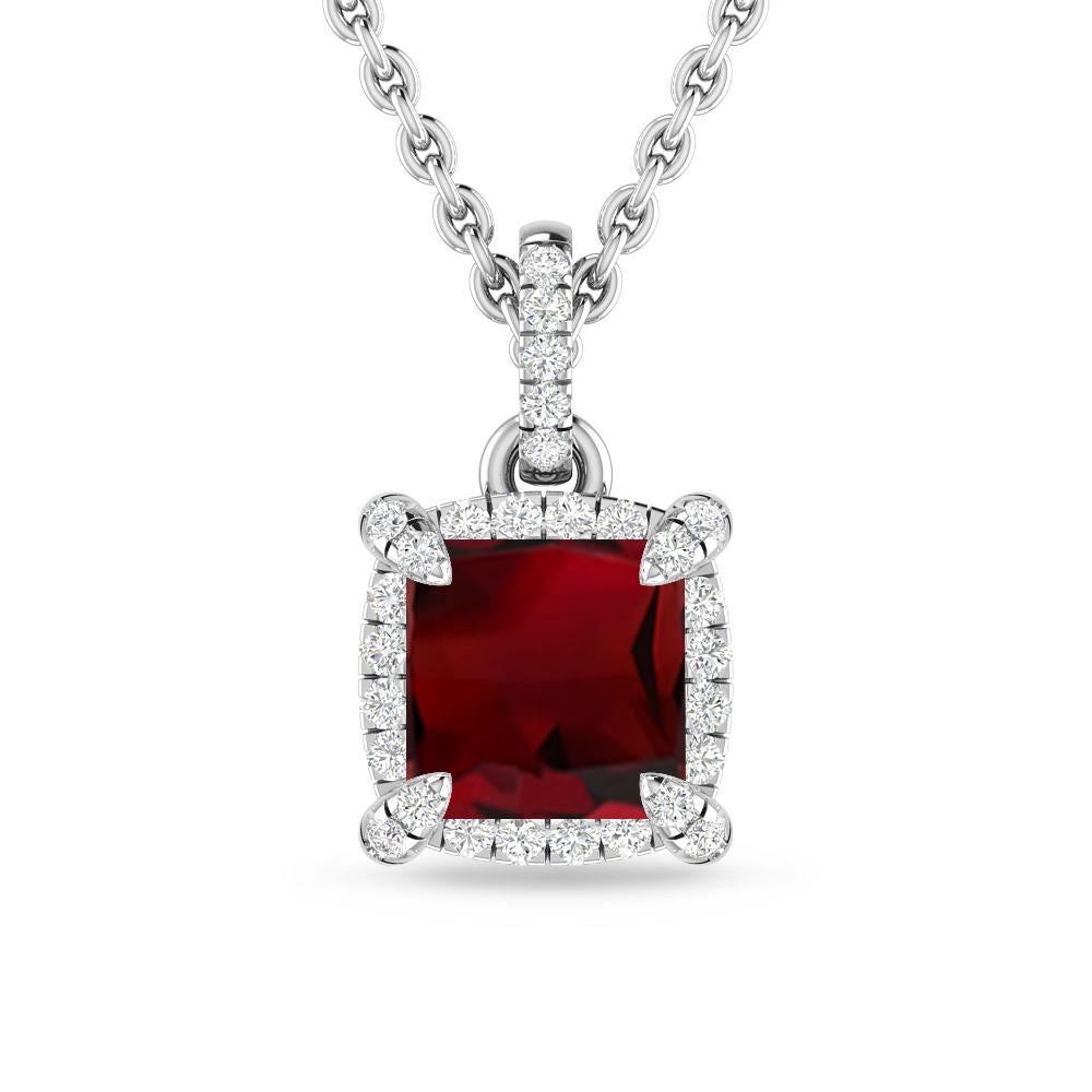 White Gold - Garnet