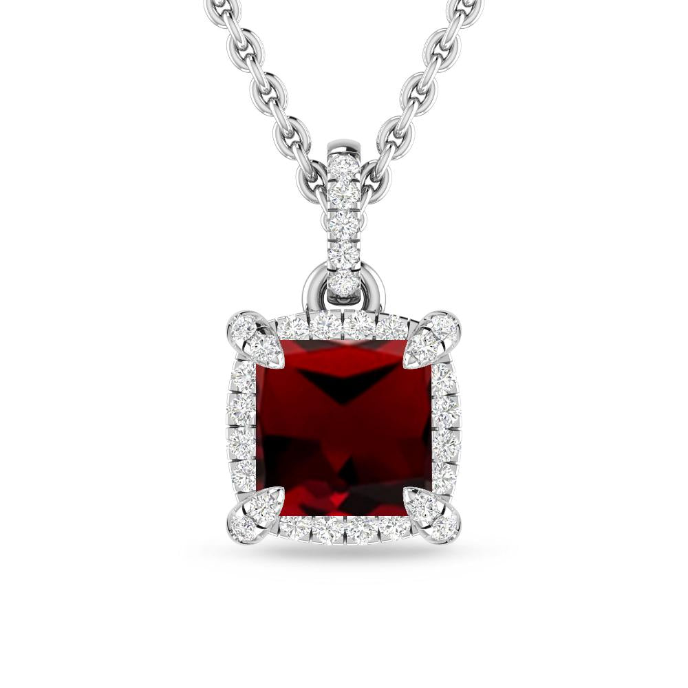 White Gold - Garnet