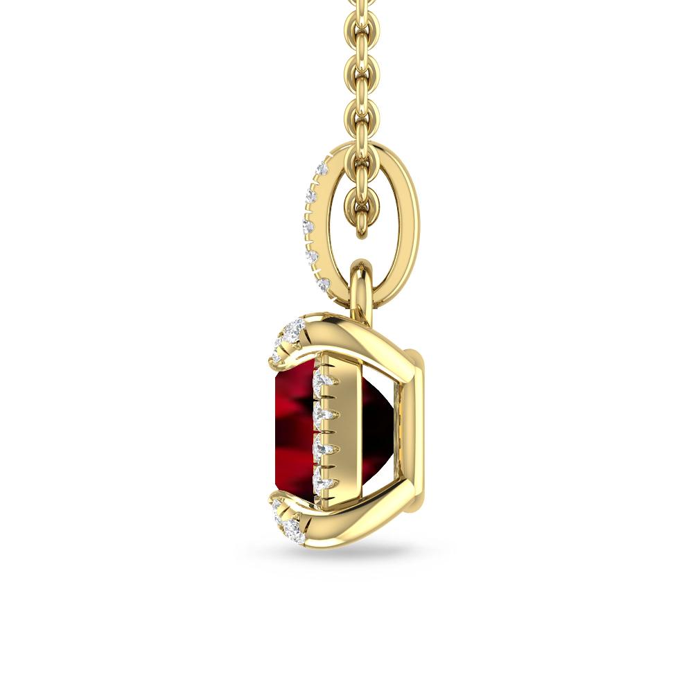 Yellow Gold - Garnet