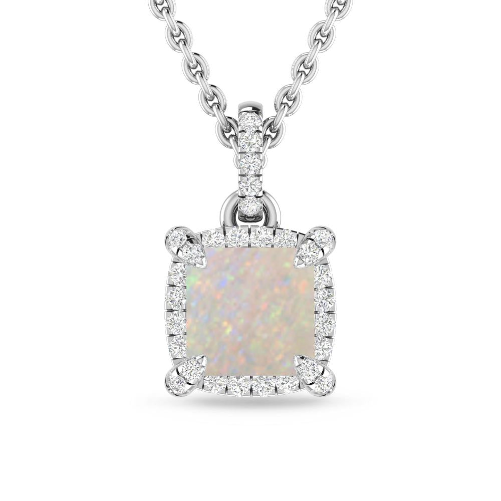 White Gold - Opal