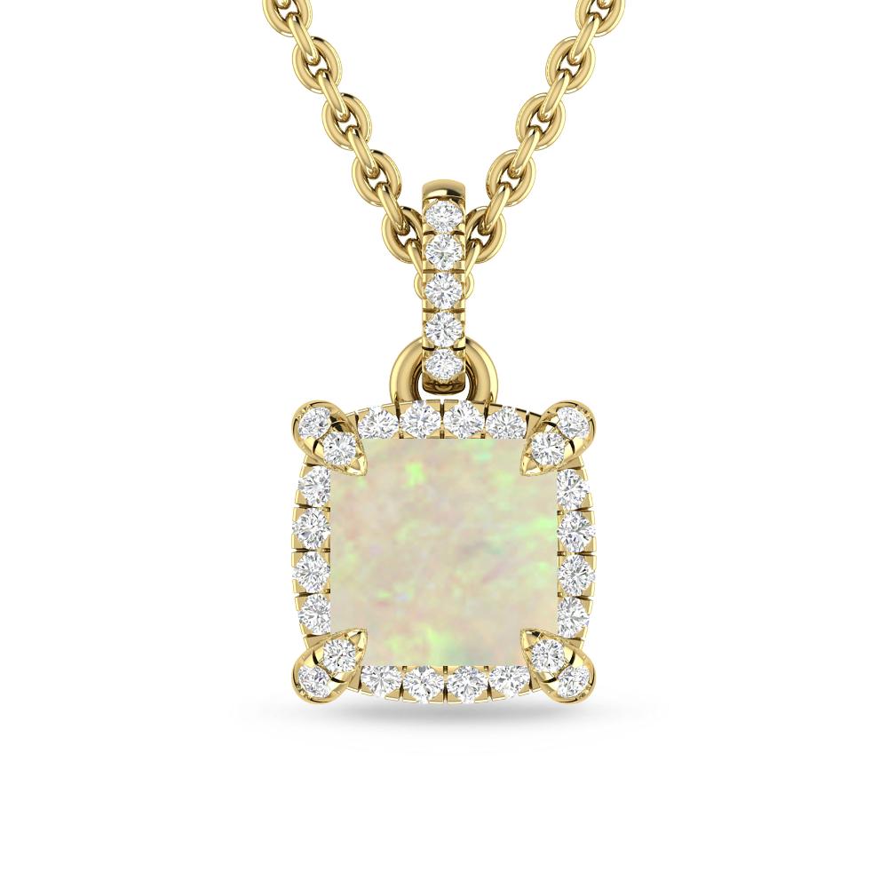 Yellow Gold - Opal