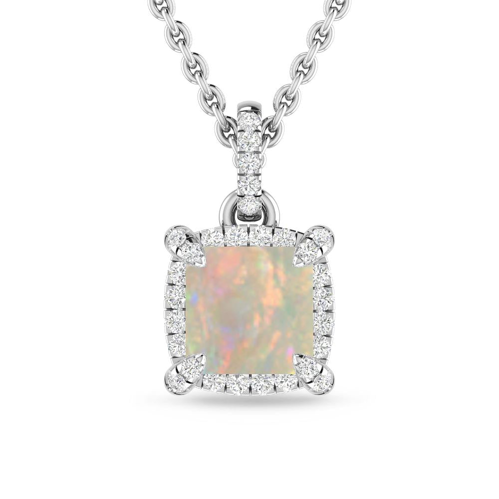 White Gold - Opal