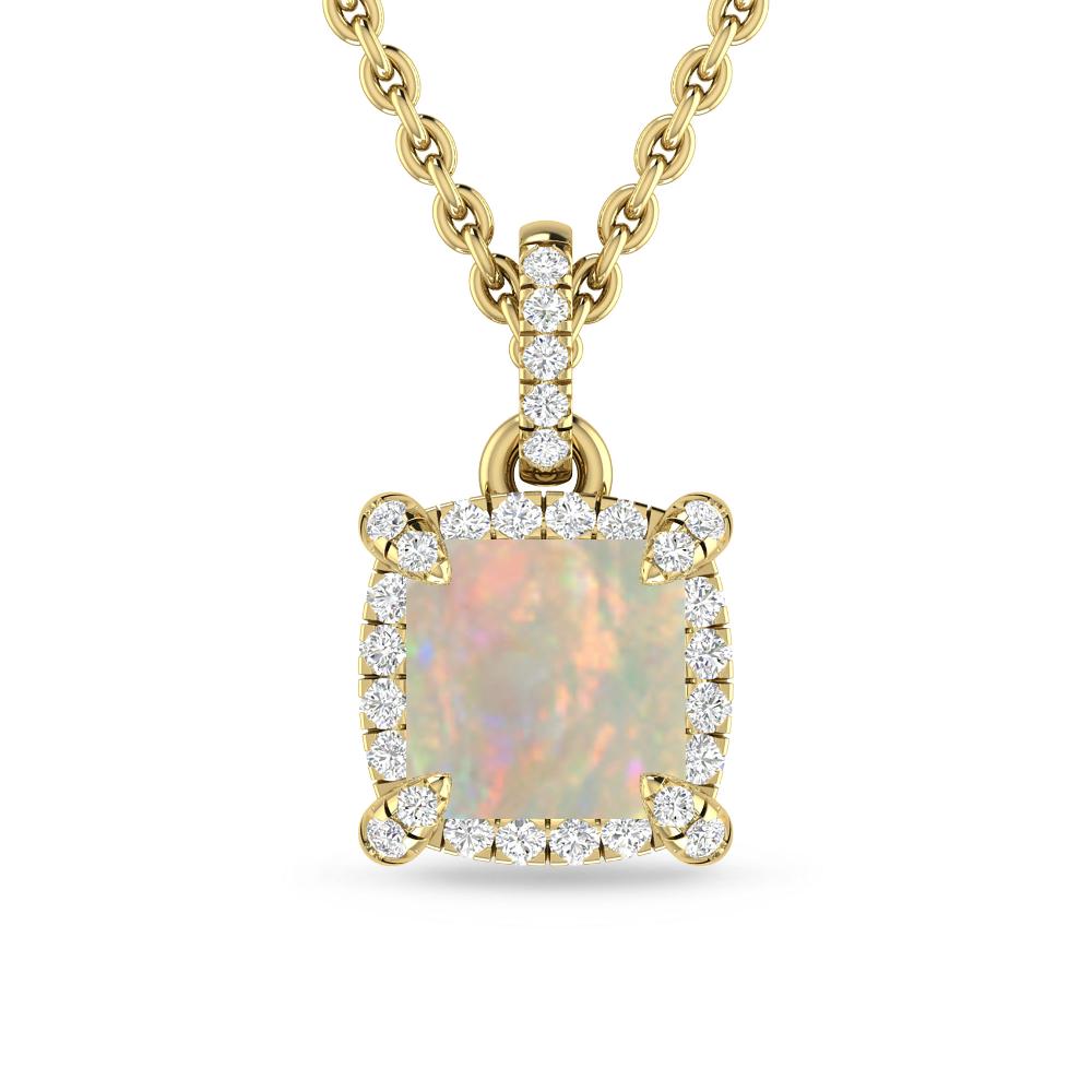 Yellow Gold - Opal