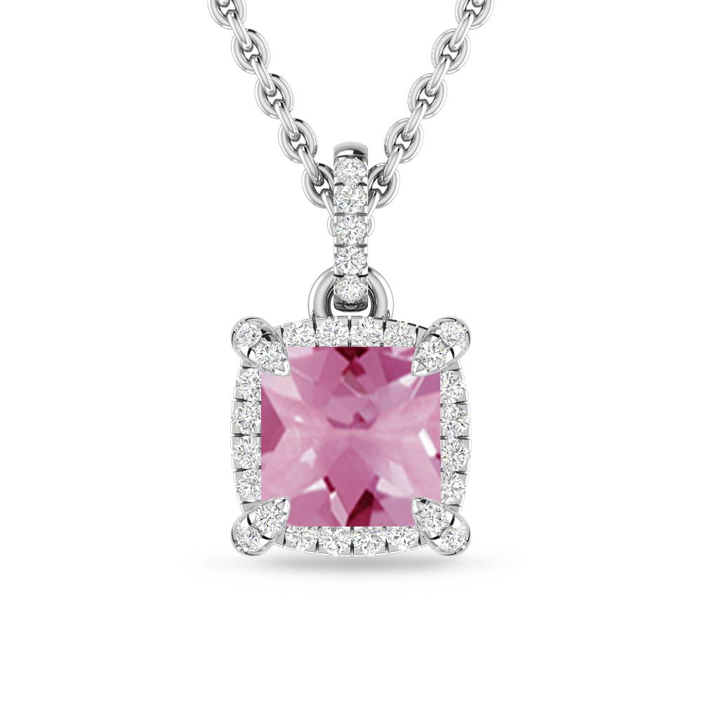 White Gold - Pink Tourmaline