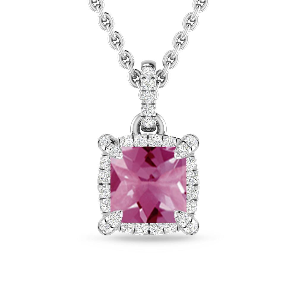 White Gold - Pink Tourmaline