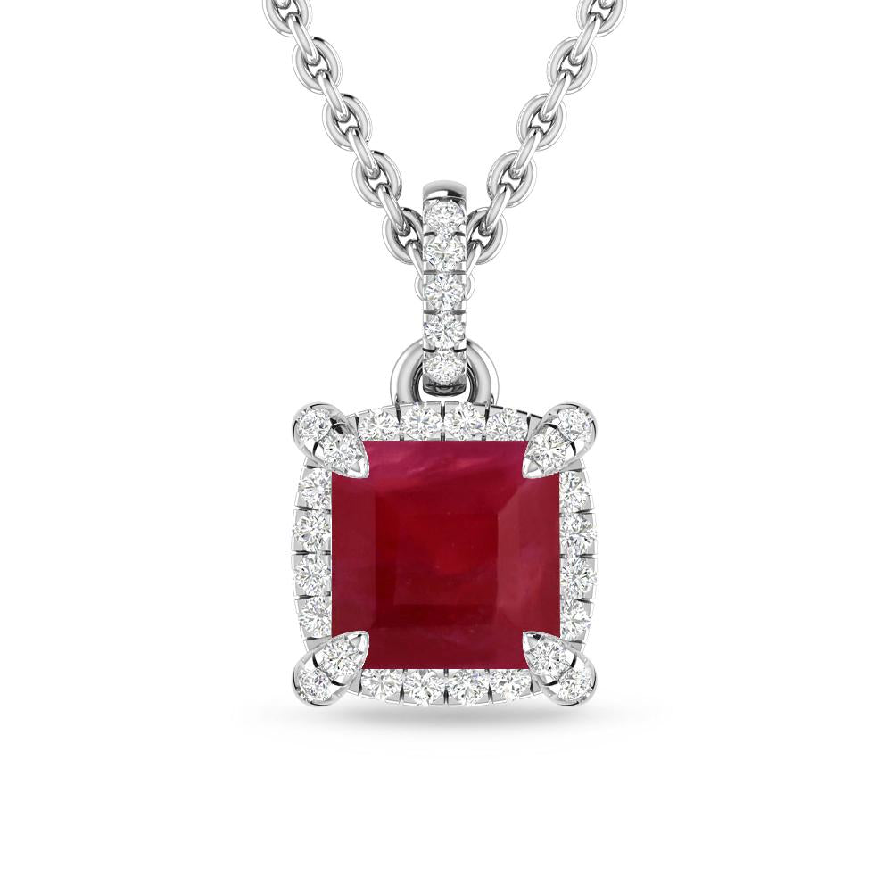 White Gold - Ruby