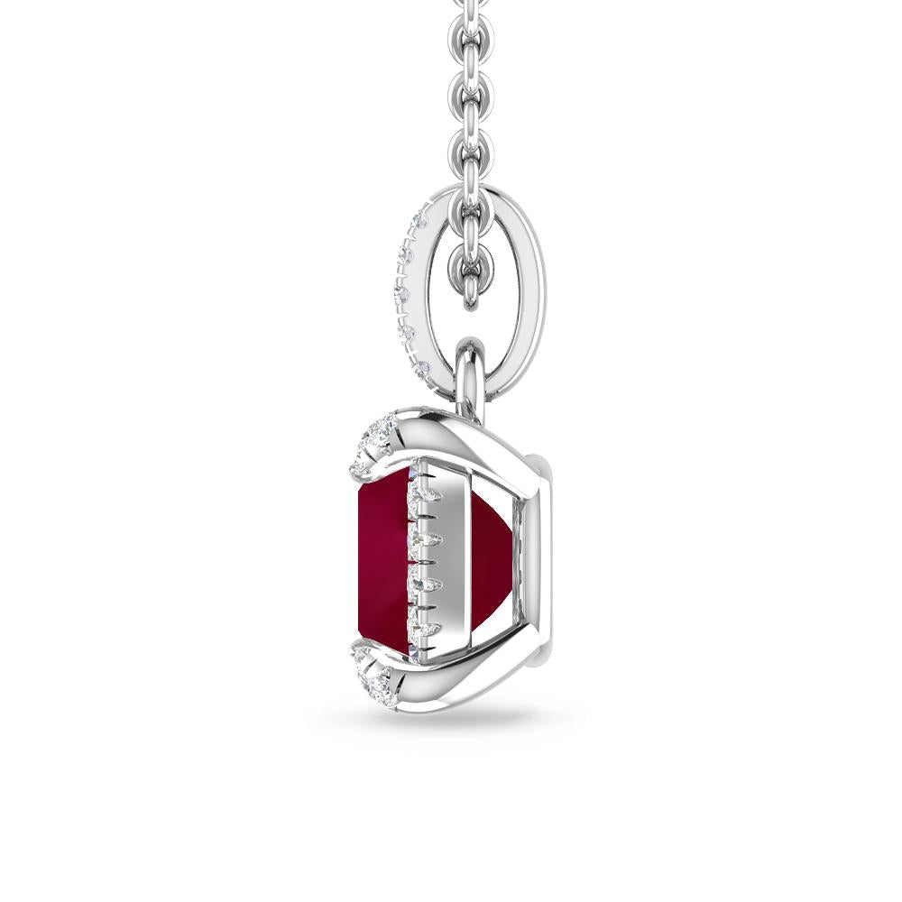 White Gold - Ruby