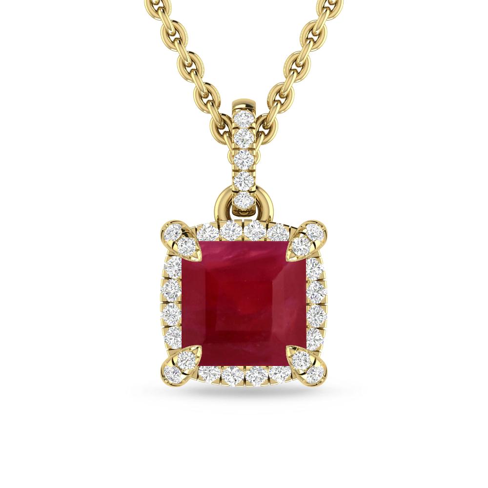 Yellow Gold - Ruby