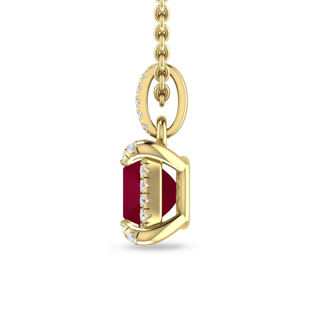 Yellow Gold - Ruby