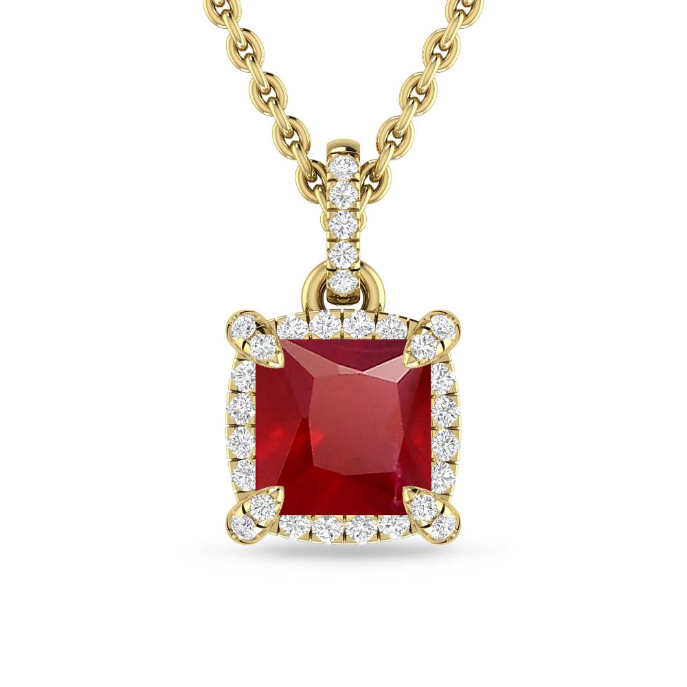 Yellow Gold - Ruby