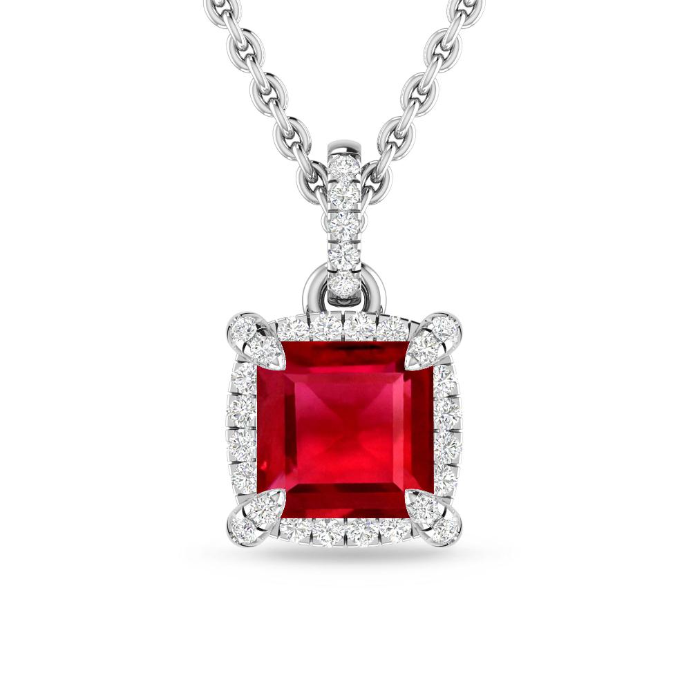 White Gold - Ruby