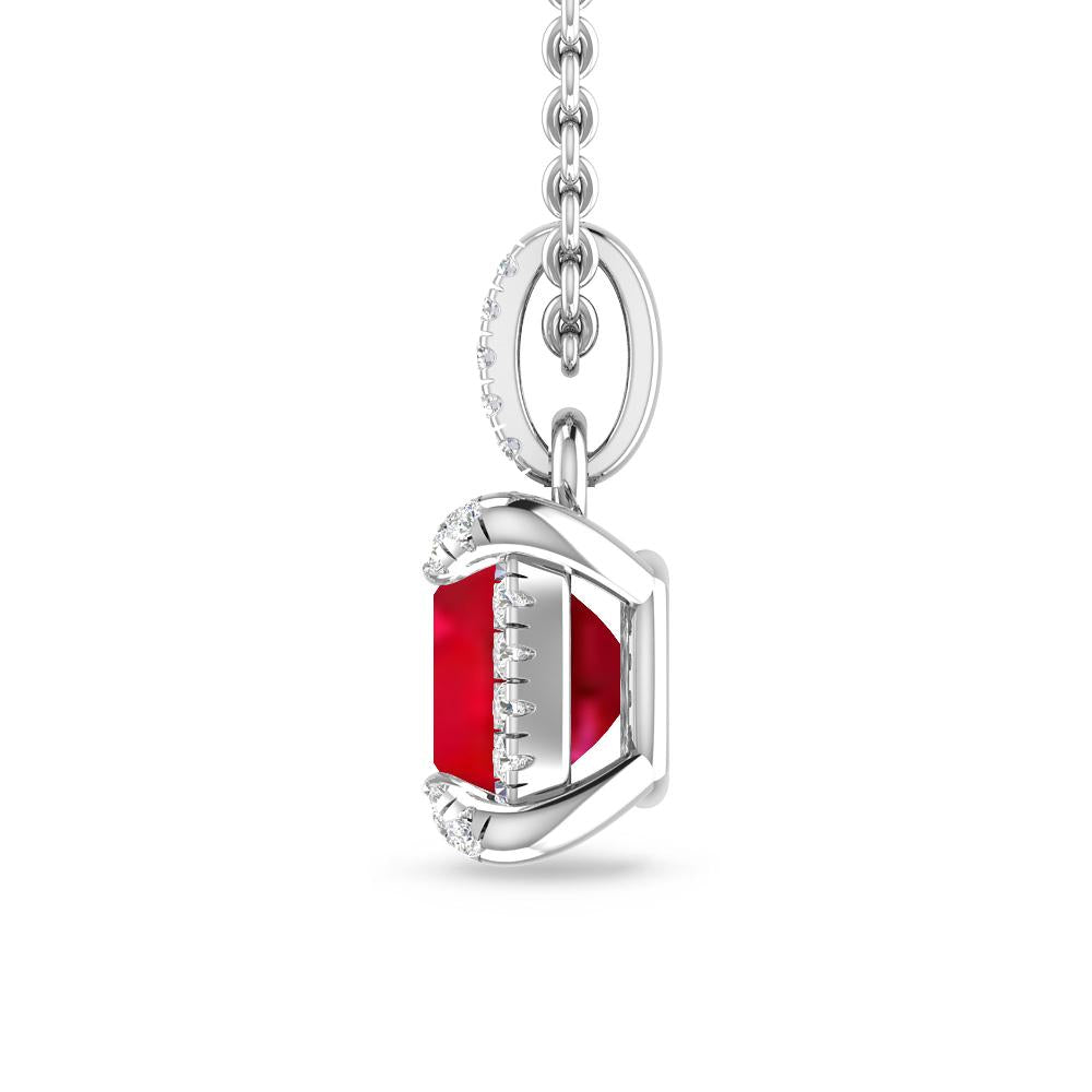 White Gold - Ruby