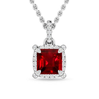 White Gold - Ruby