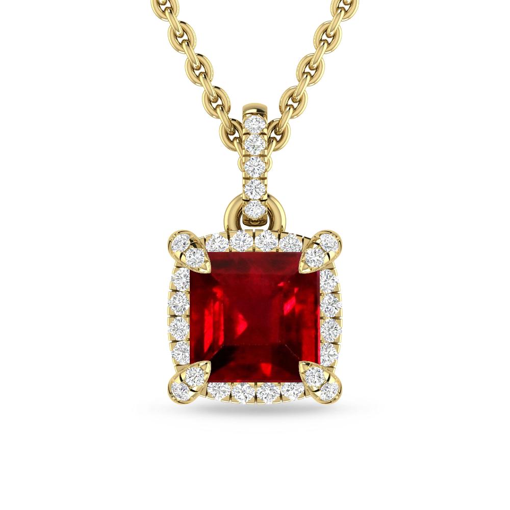 Yellow Gold - Ruby