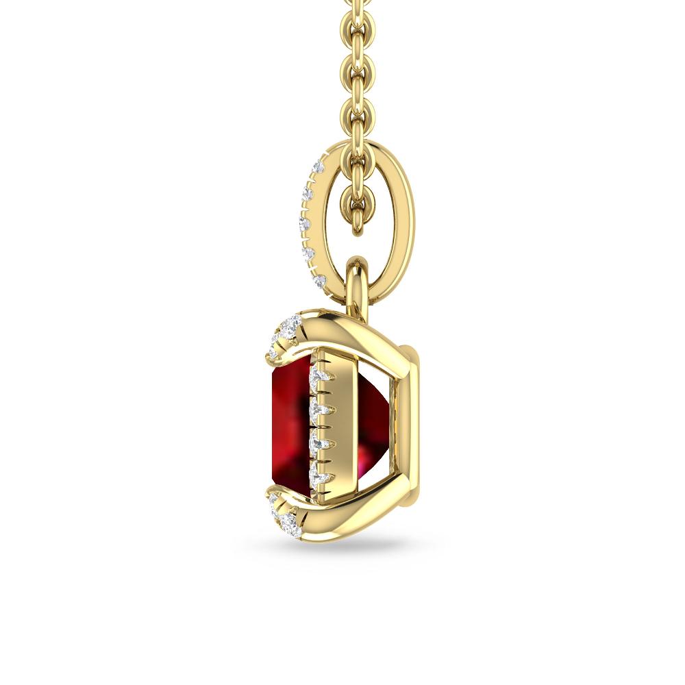 Yellow Gold - Ruby