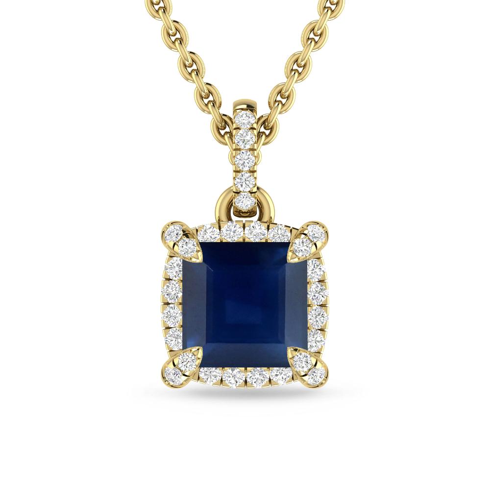 Yellow Gold - Sapphire