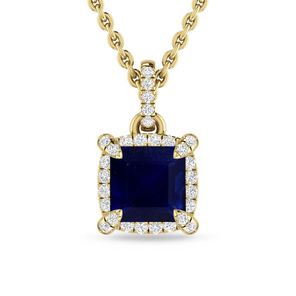 Yellow Gold - Sapphire