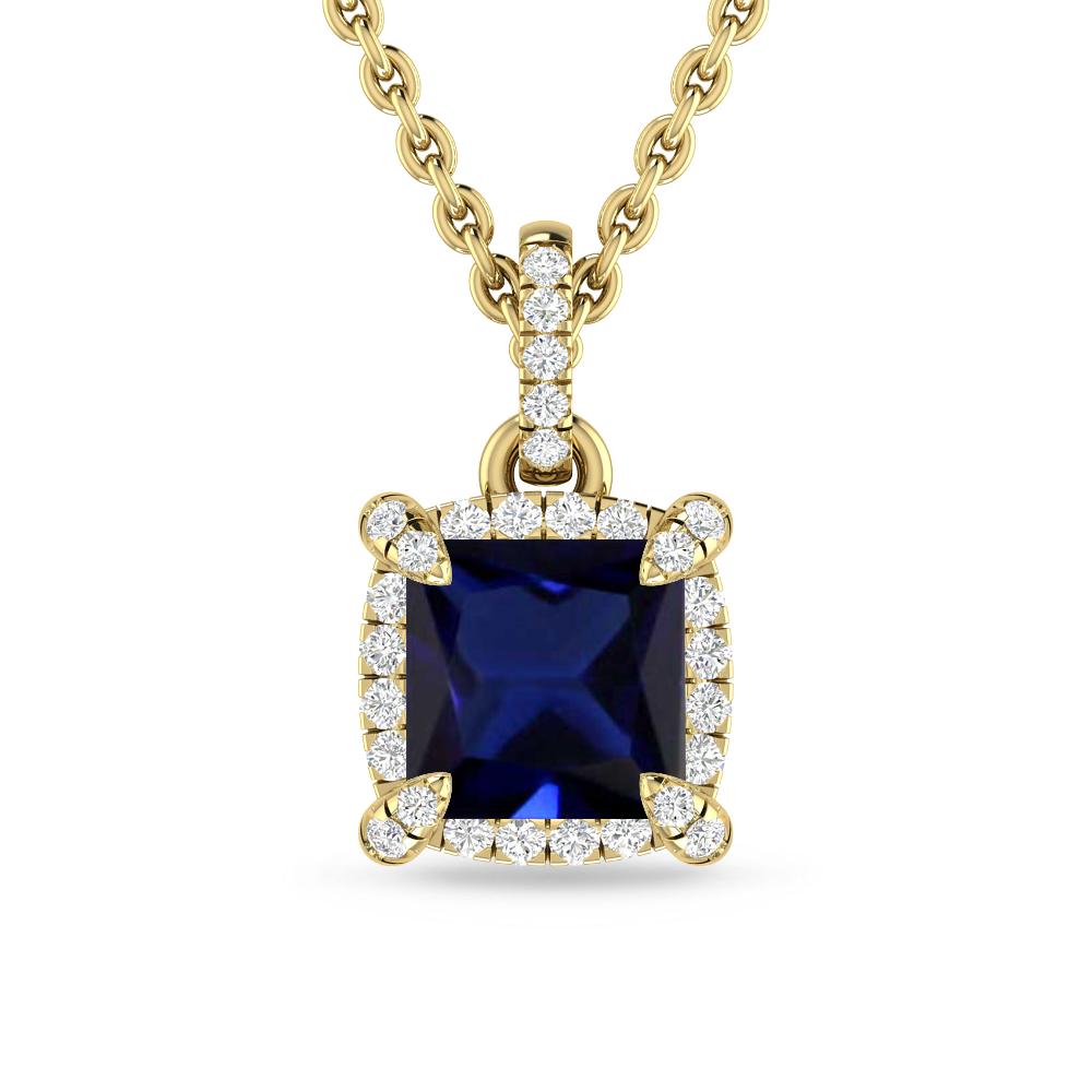 Yellow Gold - Sapphire