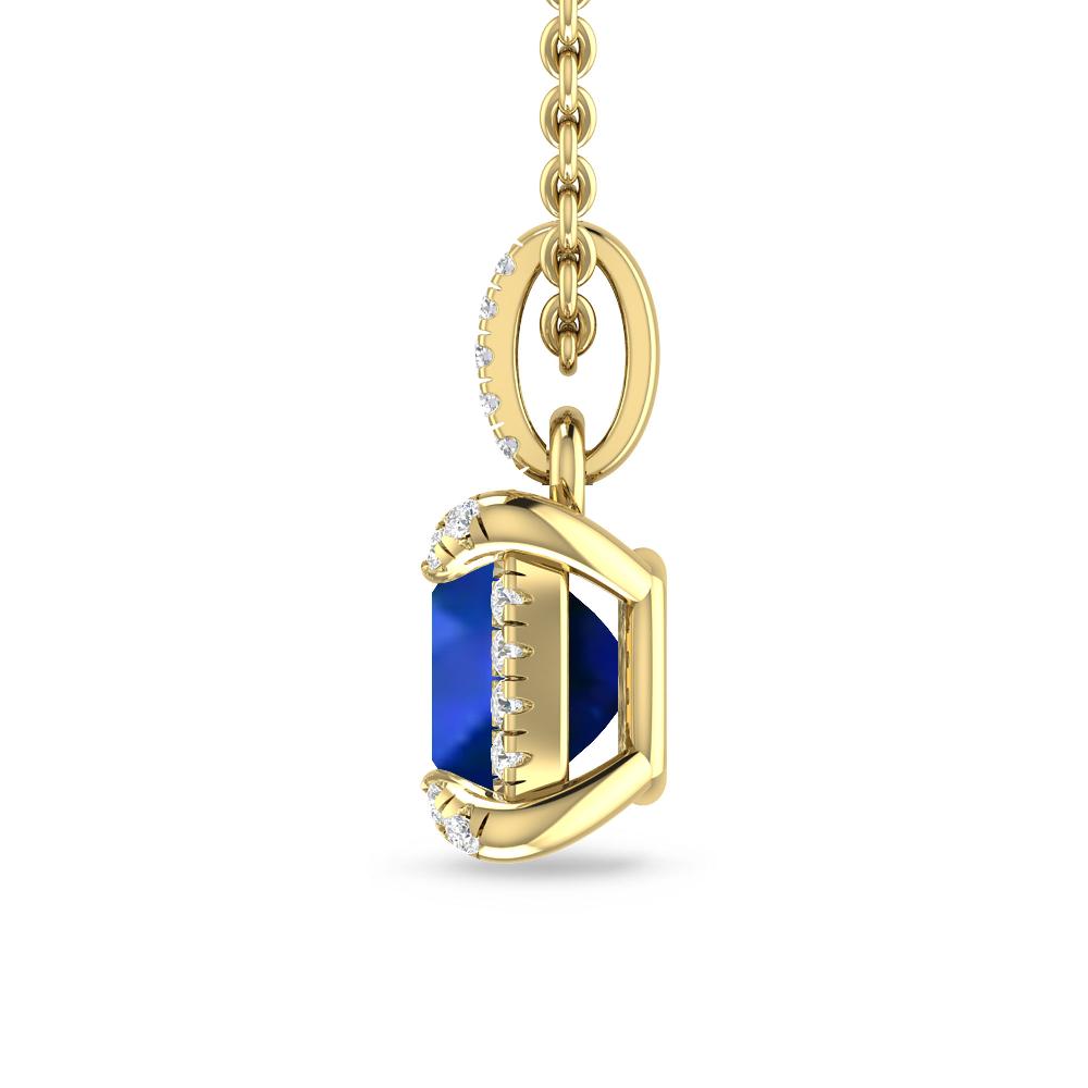 Yellow Gold - Sapphire