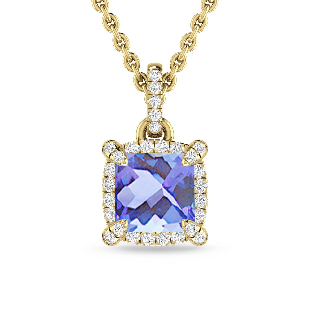 Yellow Gold - Tanzanite