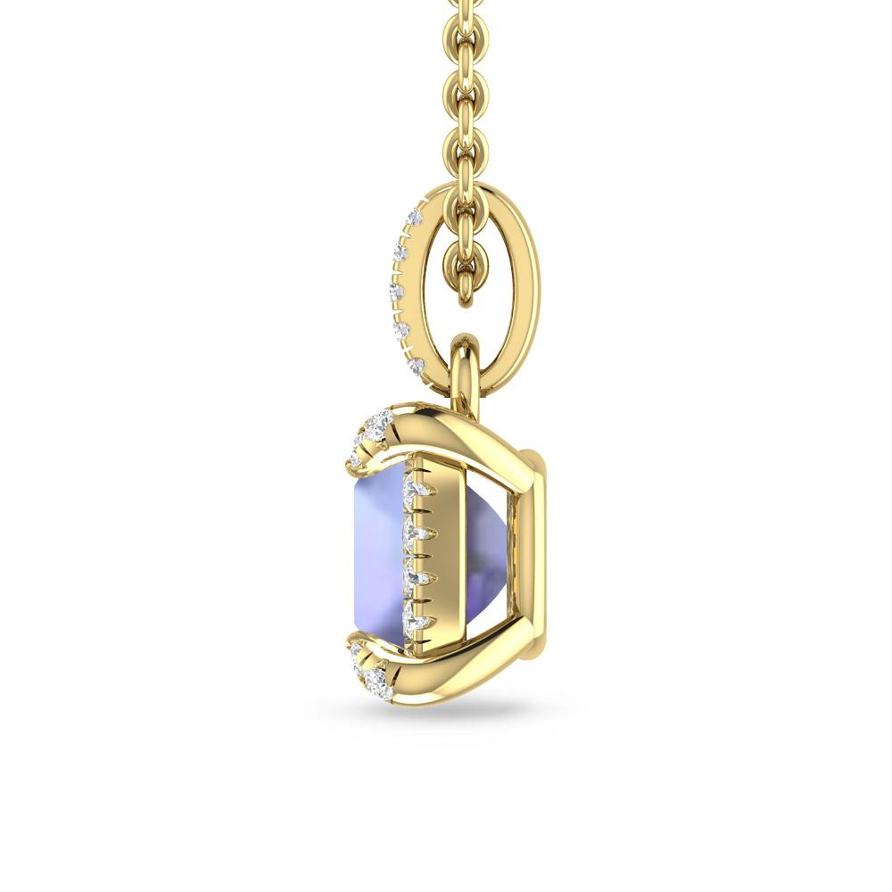 Yellow Gold - Tanzanite