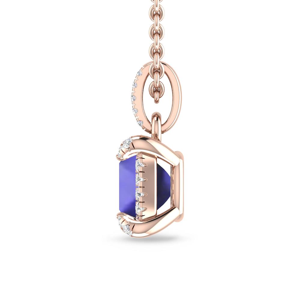 Rose Gold - Tanzanite