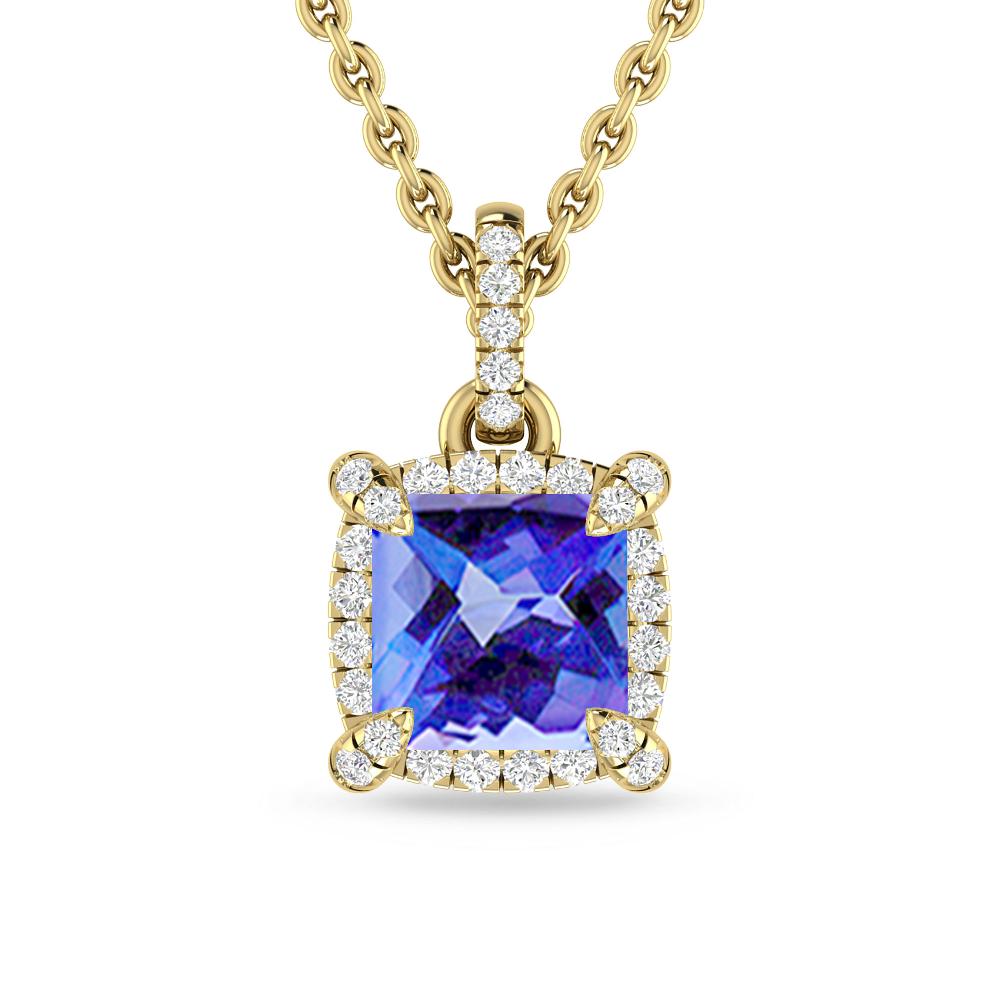 Yellow Gold - Tanzanite