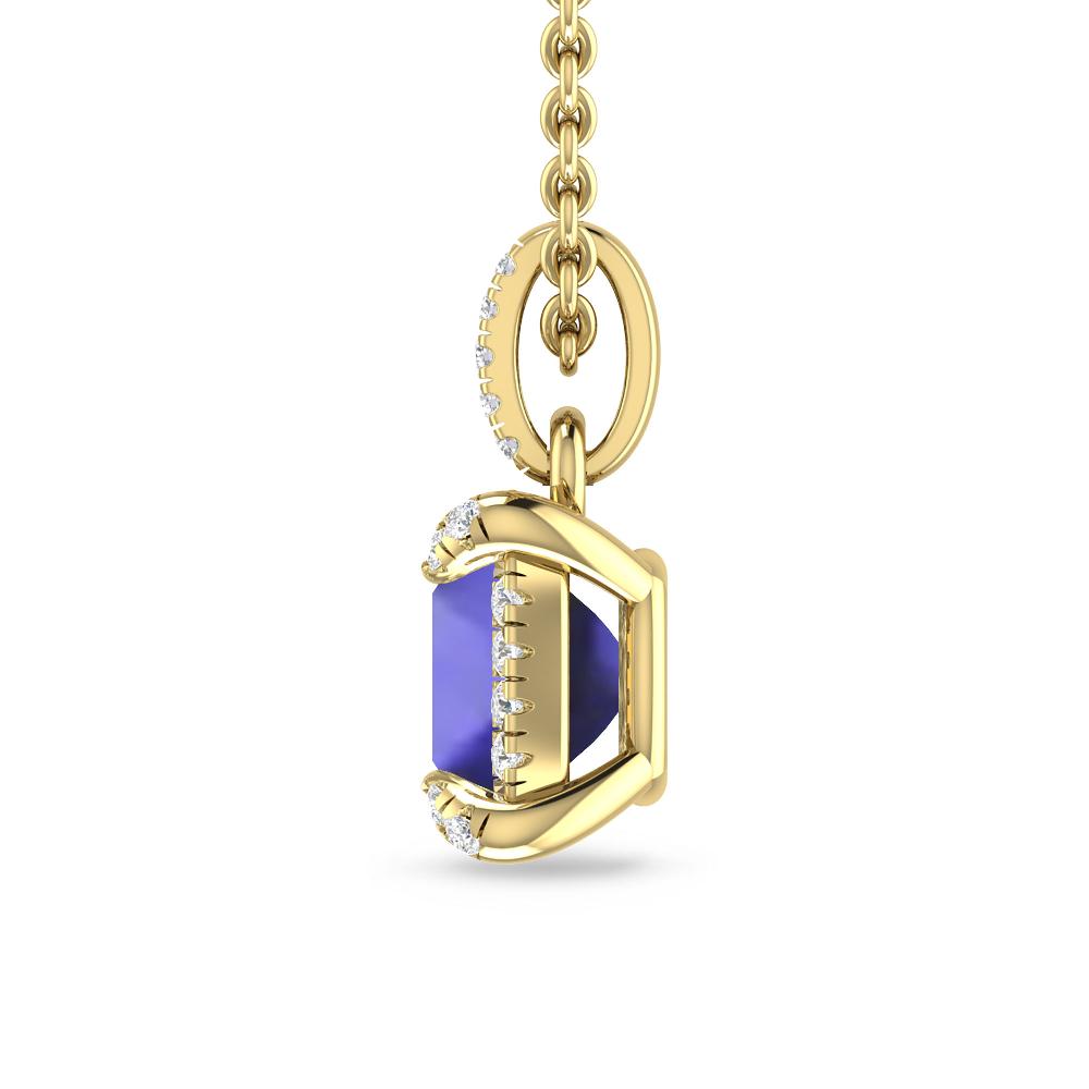 Yellow Gold - Tanzanite