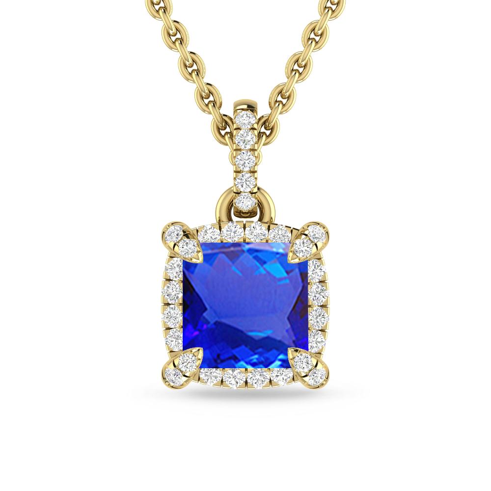 Yellow Gold - Tanzanite