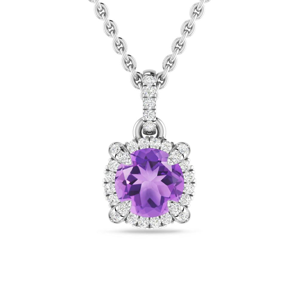 White Gold - Amethyst