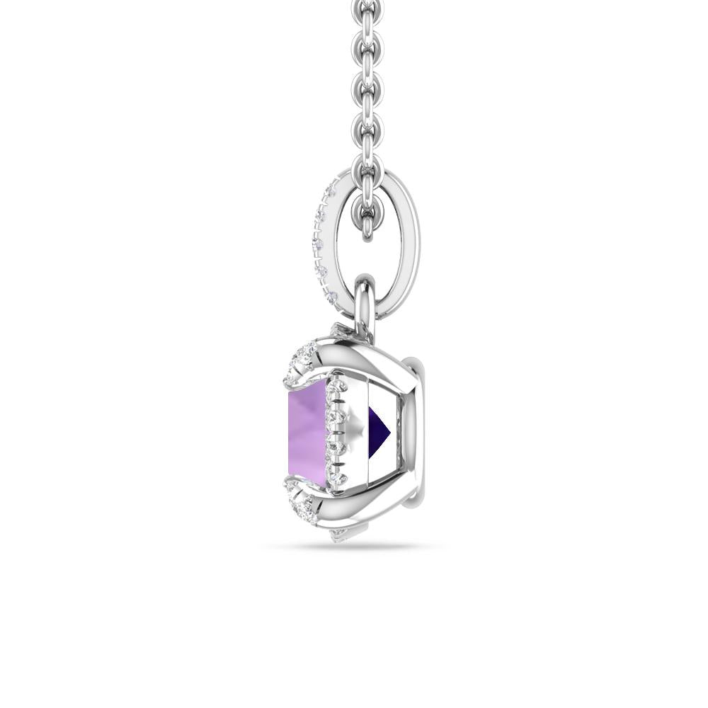 White Gold - Amethyst