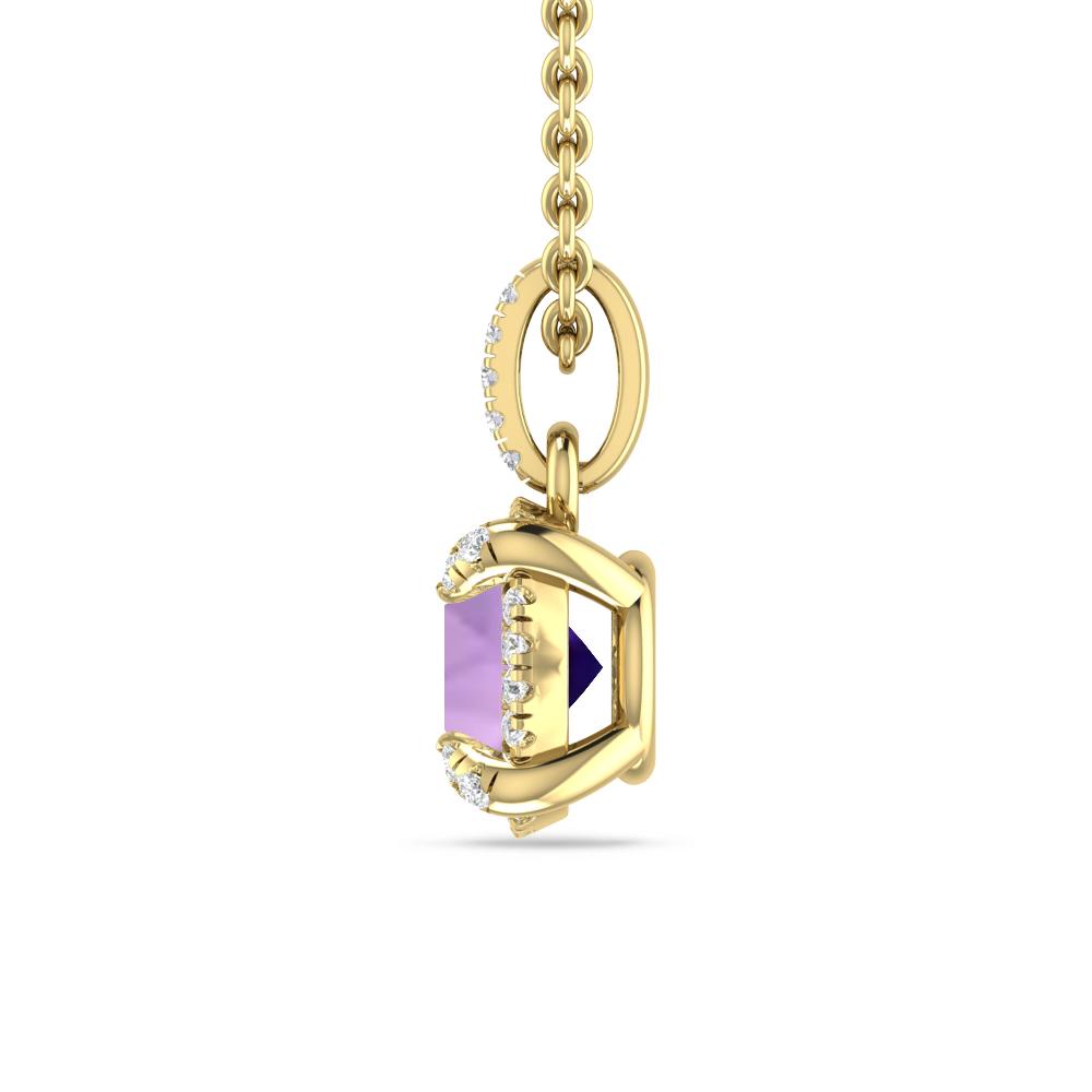 Yellow Gold - Amethyst