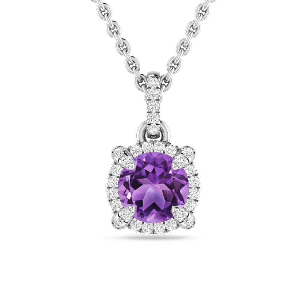 White Gold - Amethyst