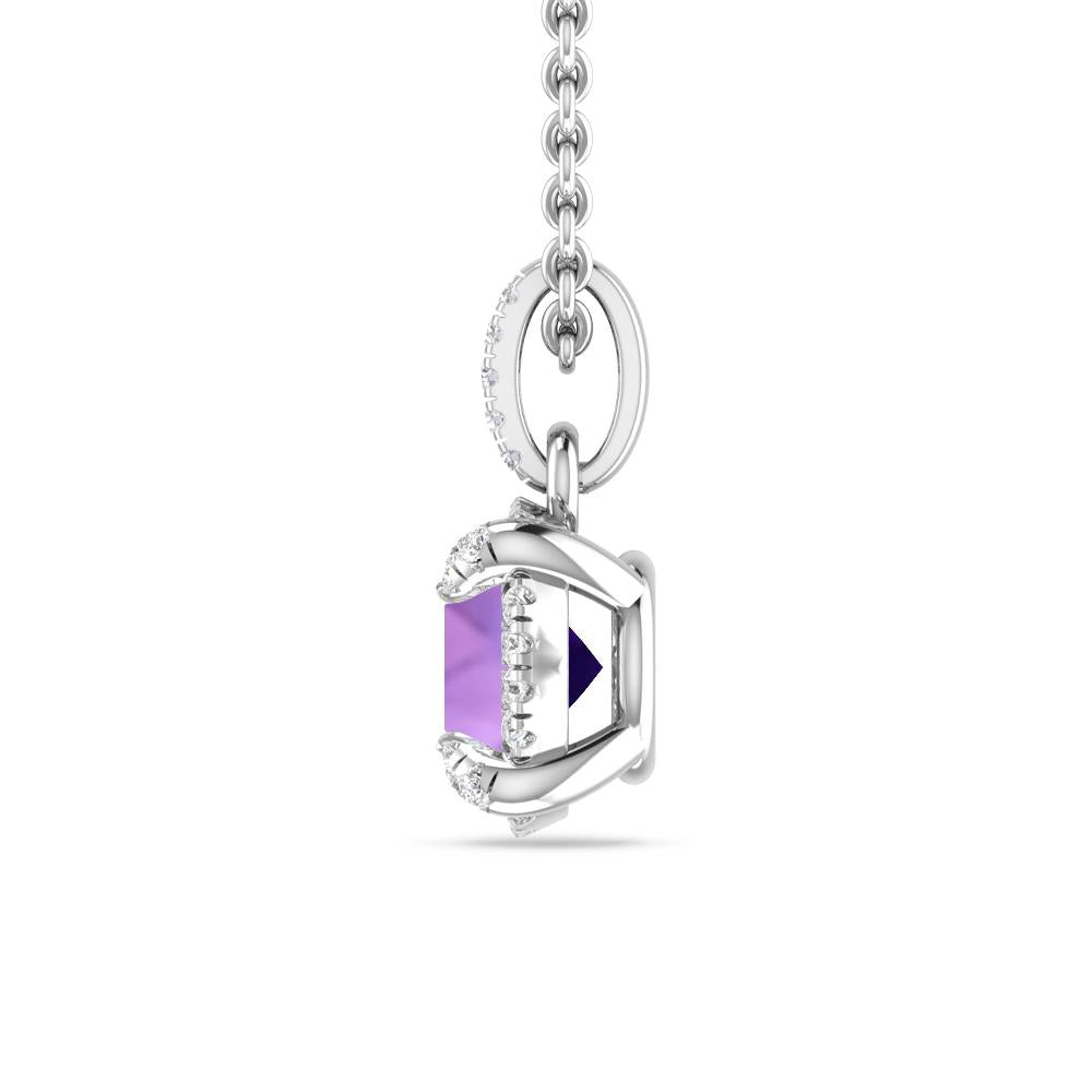 White Gold - Amethyst