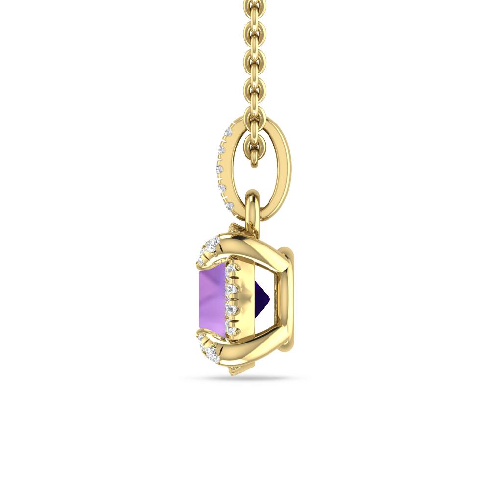 Yellow Gold - Amethyst