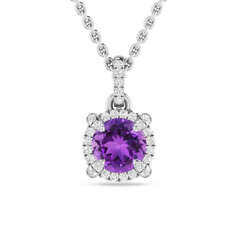 White Gold - Amethyst