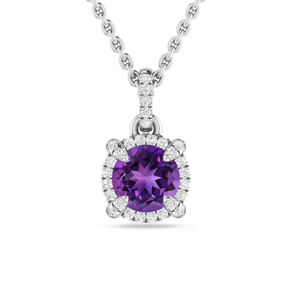 White Gold - Amethyst