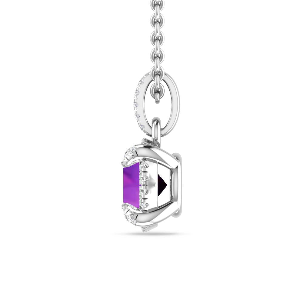 White Gold - Amethyst