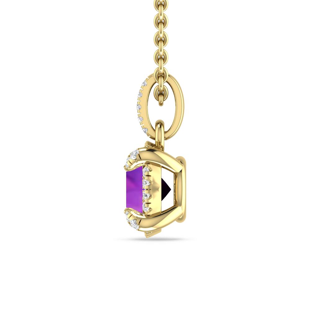 Yellow Gold - Amethyst