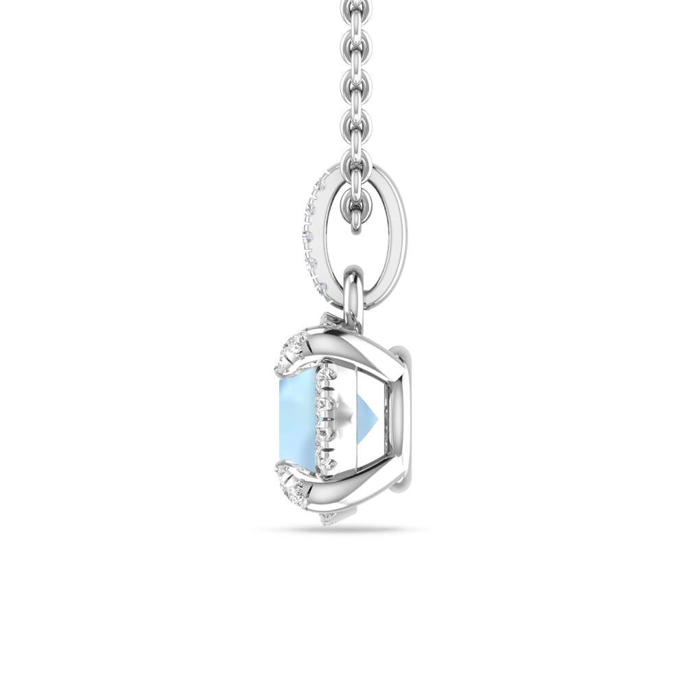 White Gold - Aquamarine