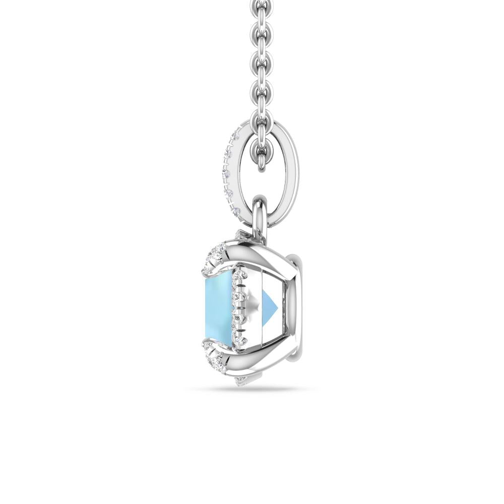 White Gold - Aquamarine