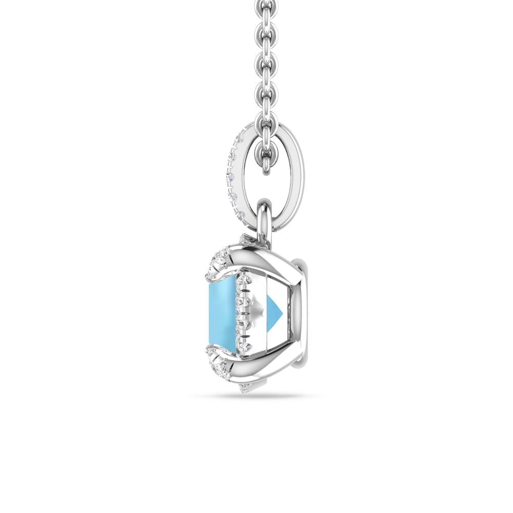 White Gold - Aquamarine