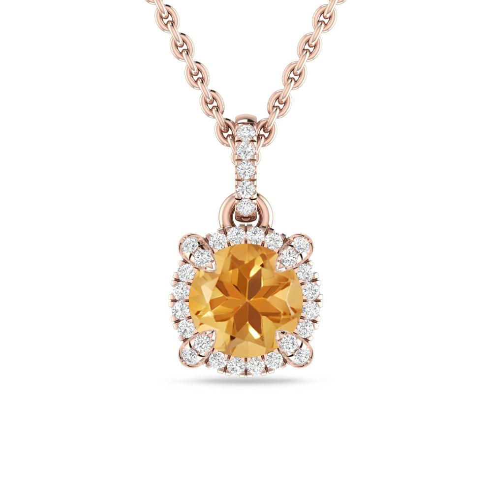 Rose Gold - Citrine