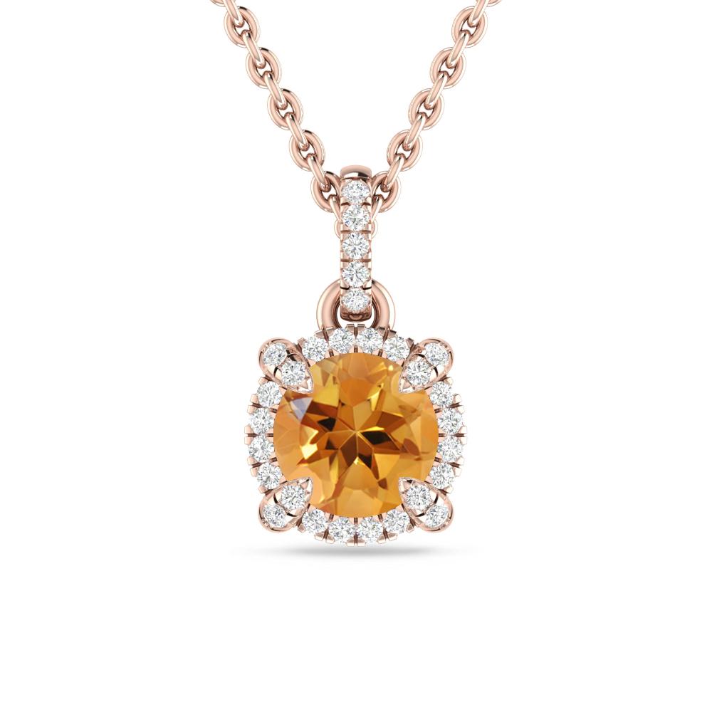 Rose Gold - Citrine