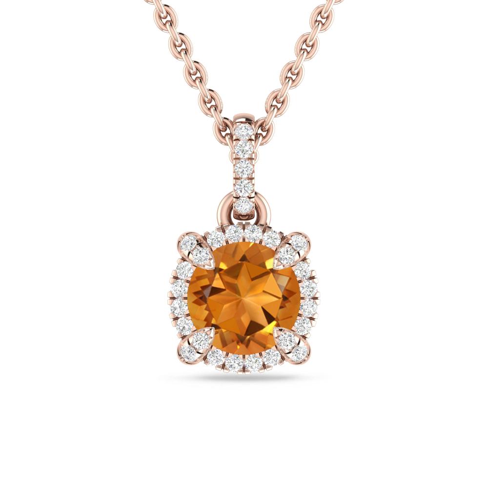 Rose Gold - Citrine