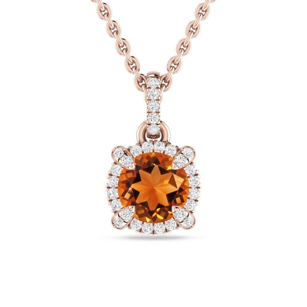 Rose Gold - Citrine