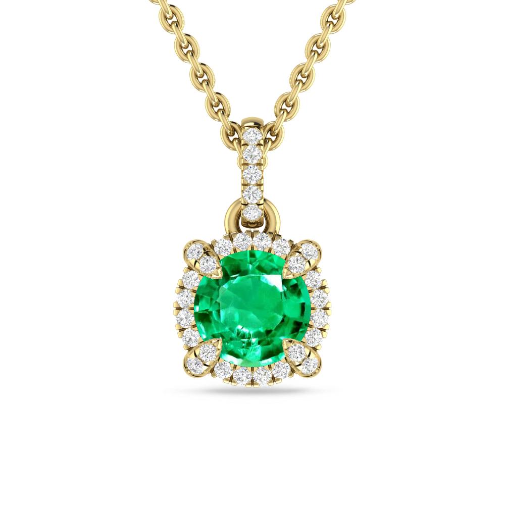 Yellow Gold - Emerald