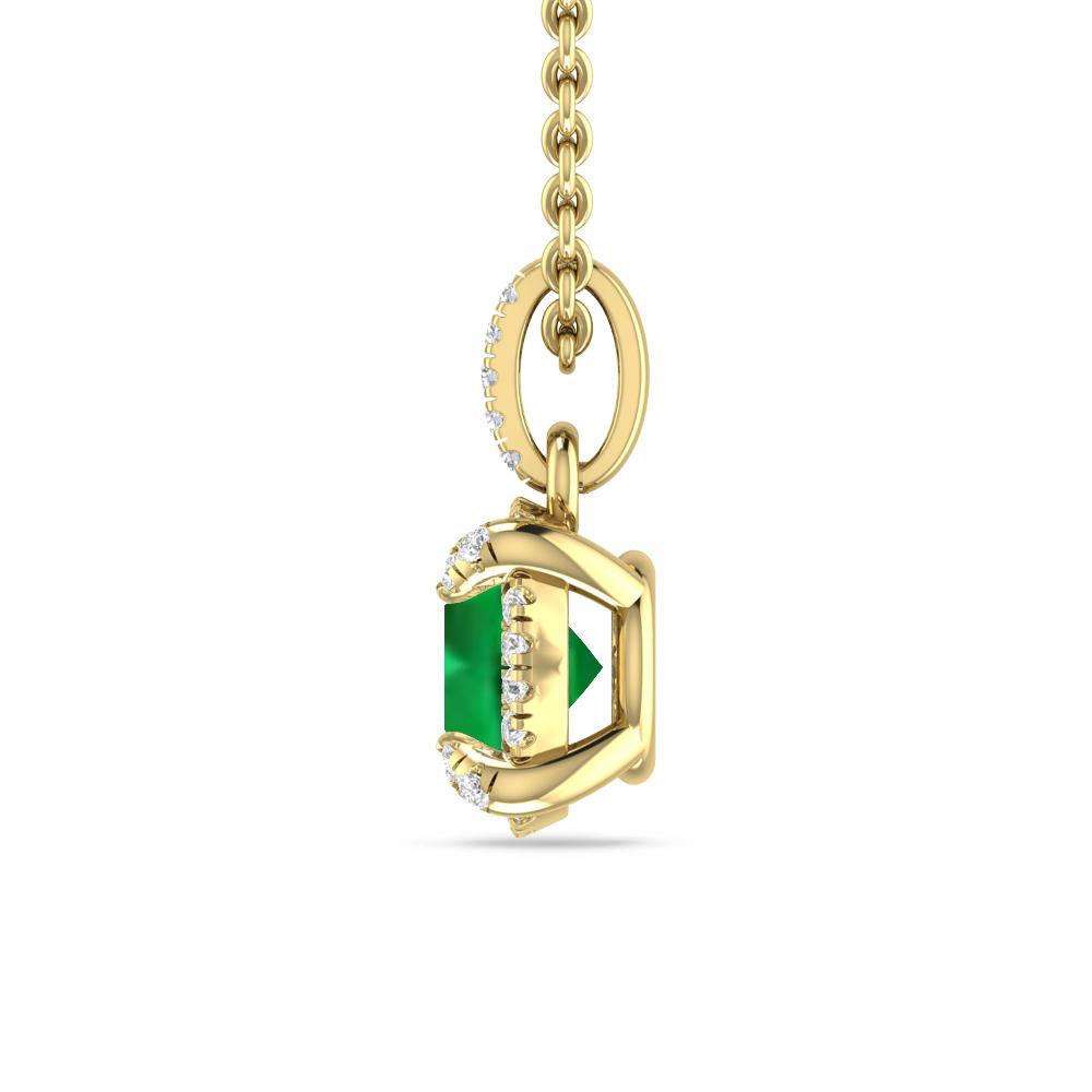 Yellow Gold - Emerald