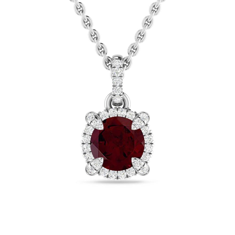 White Gold - Garnet