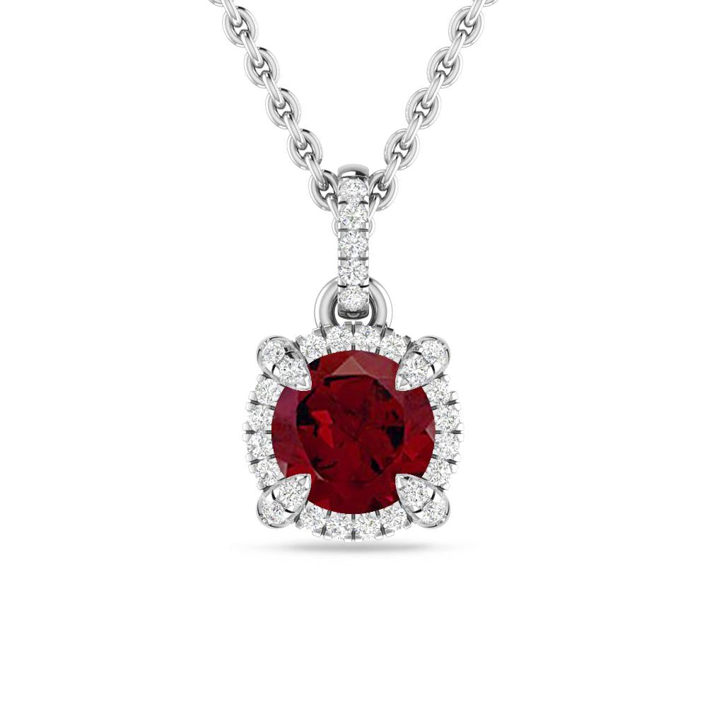 White Gold - Garnet